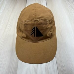 LL Bean 5 Panel Hat Cap Adult Brown Adjustable Camp Hat Logo OSFA 502087